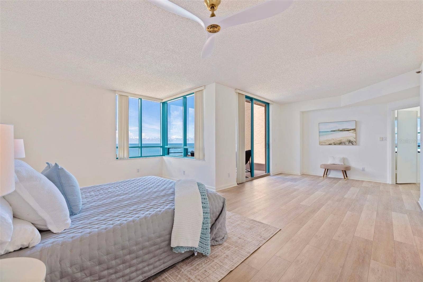 1520 GULF BOULEVARD, #1901, Clearwater, FL 33767 Oversized Primary Bedroom with open water views