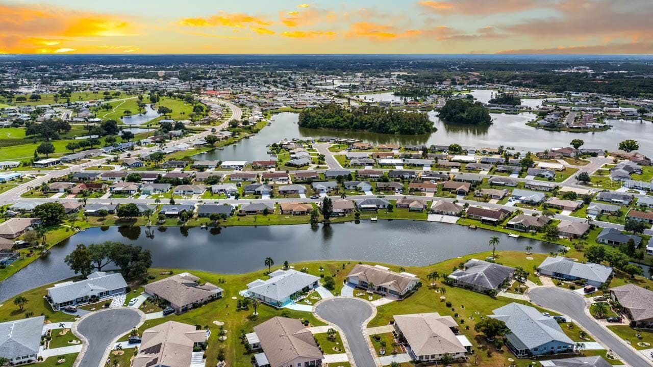 1519 FORT DUQUESNA DRIVE, Sun City Center, FL 33573 North Lake in the distance