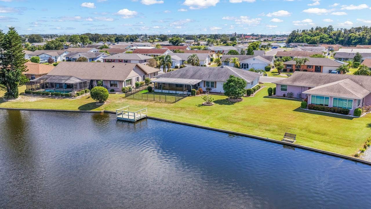 1519 FORT DUQUESNA DRIVE, Sun City Center, FL 33573 Irrigation water comes from the lake
