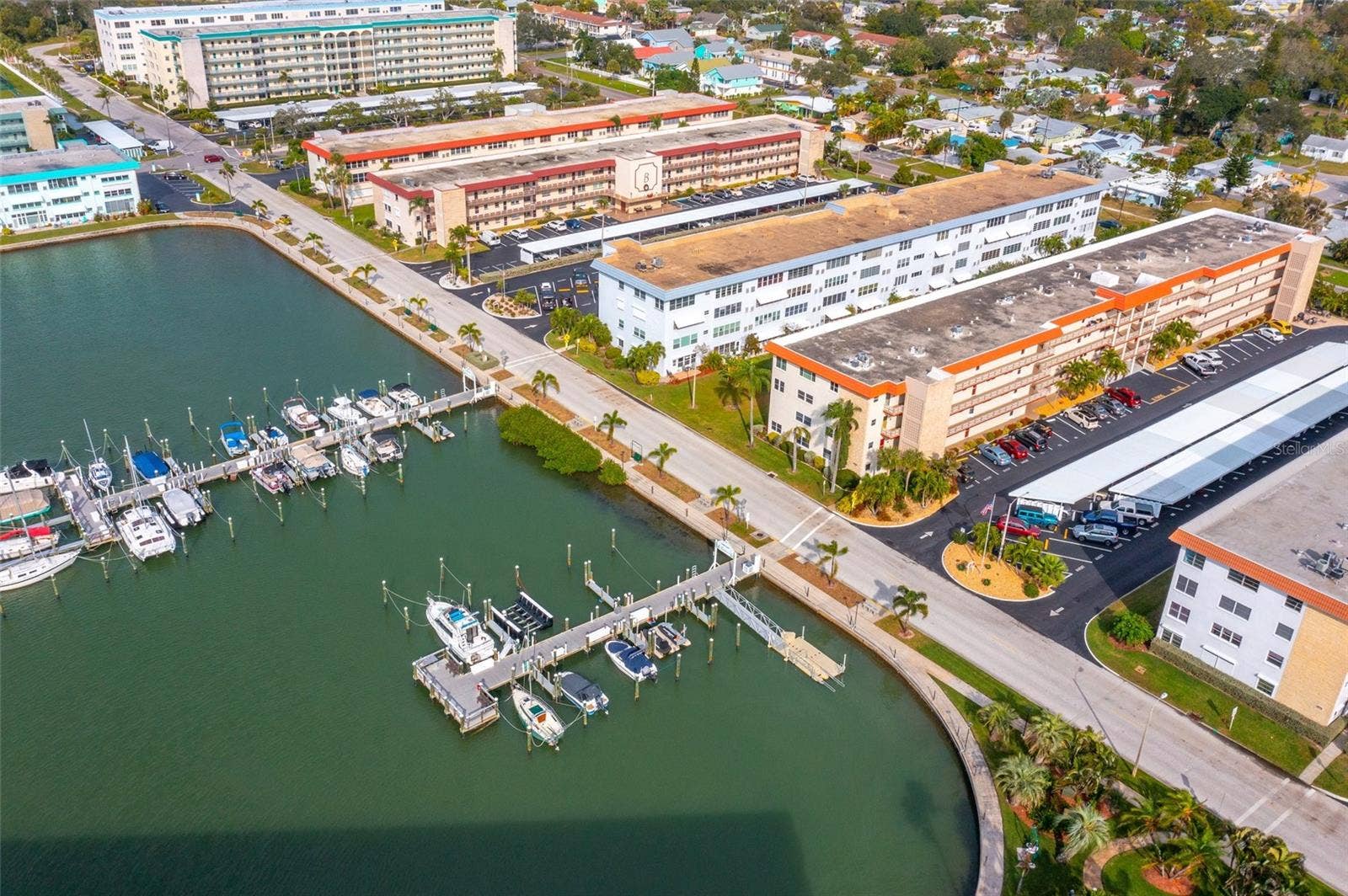 3018 59TH STREET S, #111, Gulfport, FL 33707 Marina aerial
