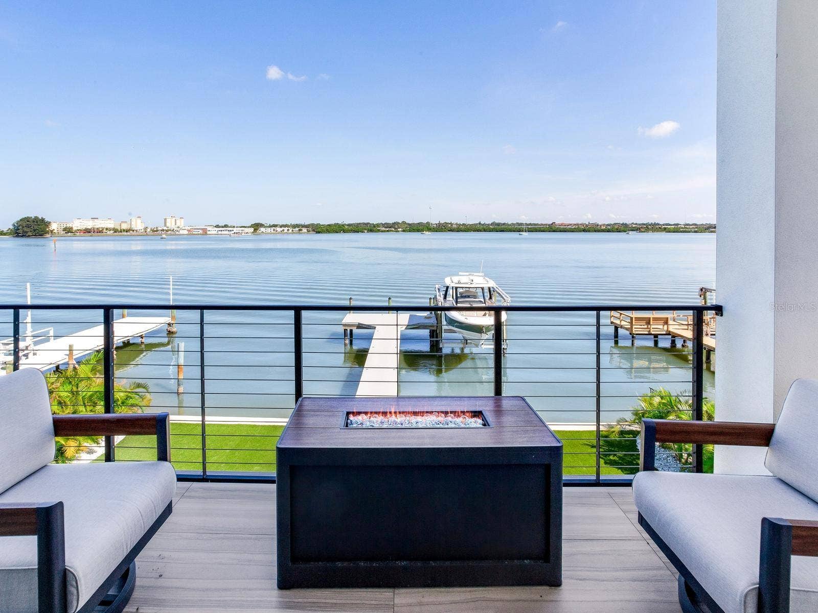 836 BAY POINT DRIVE, Madeira Beach, FL 33708 Balcony off of living room