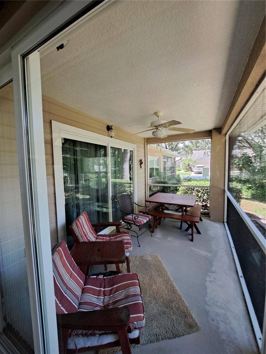 5316 LOCHMEAD TERRACE, Zephyrhills, FL 33541 Back side screened porch