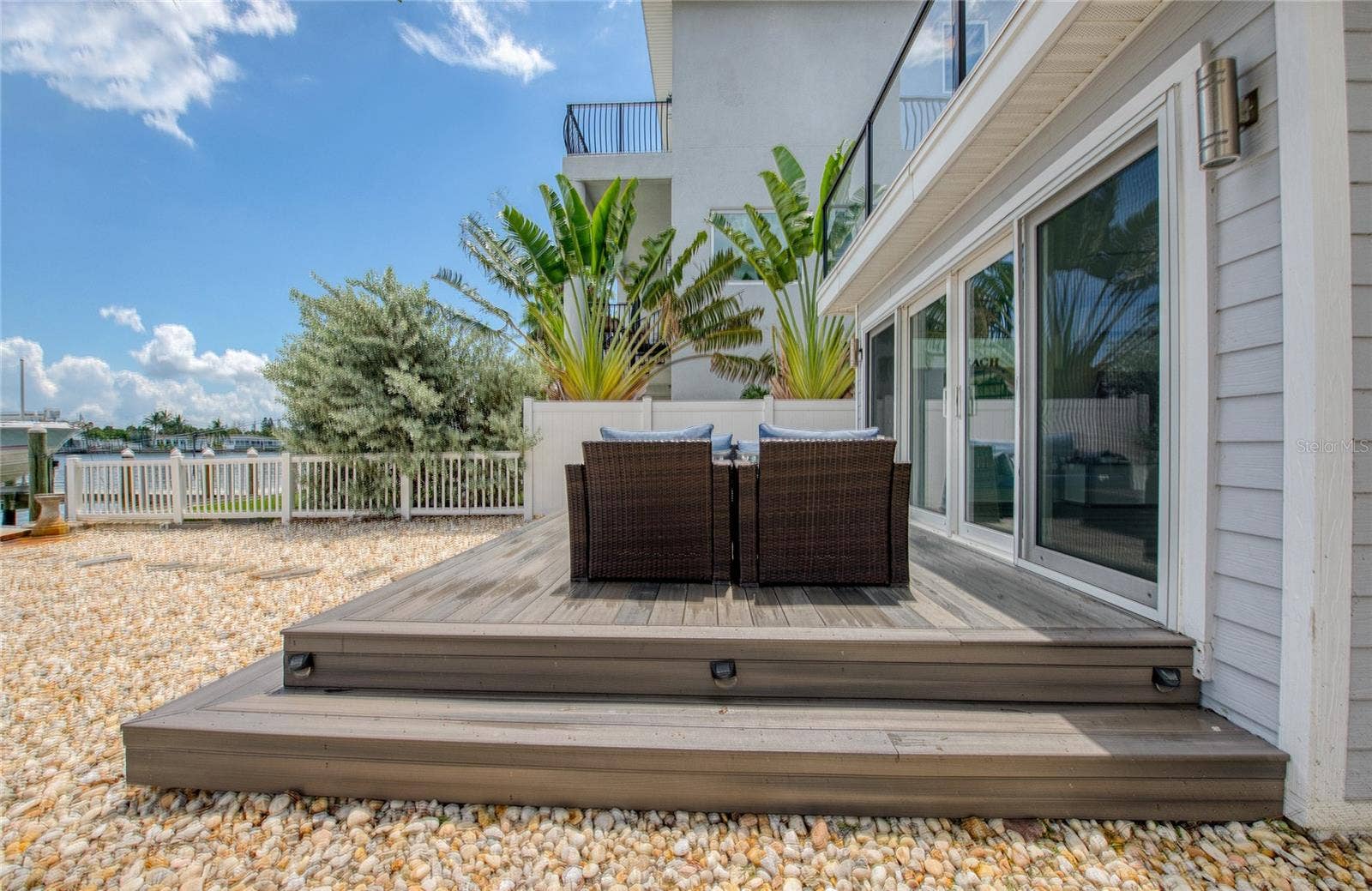 Back yard deck