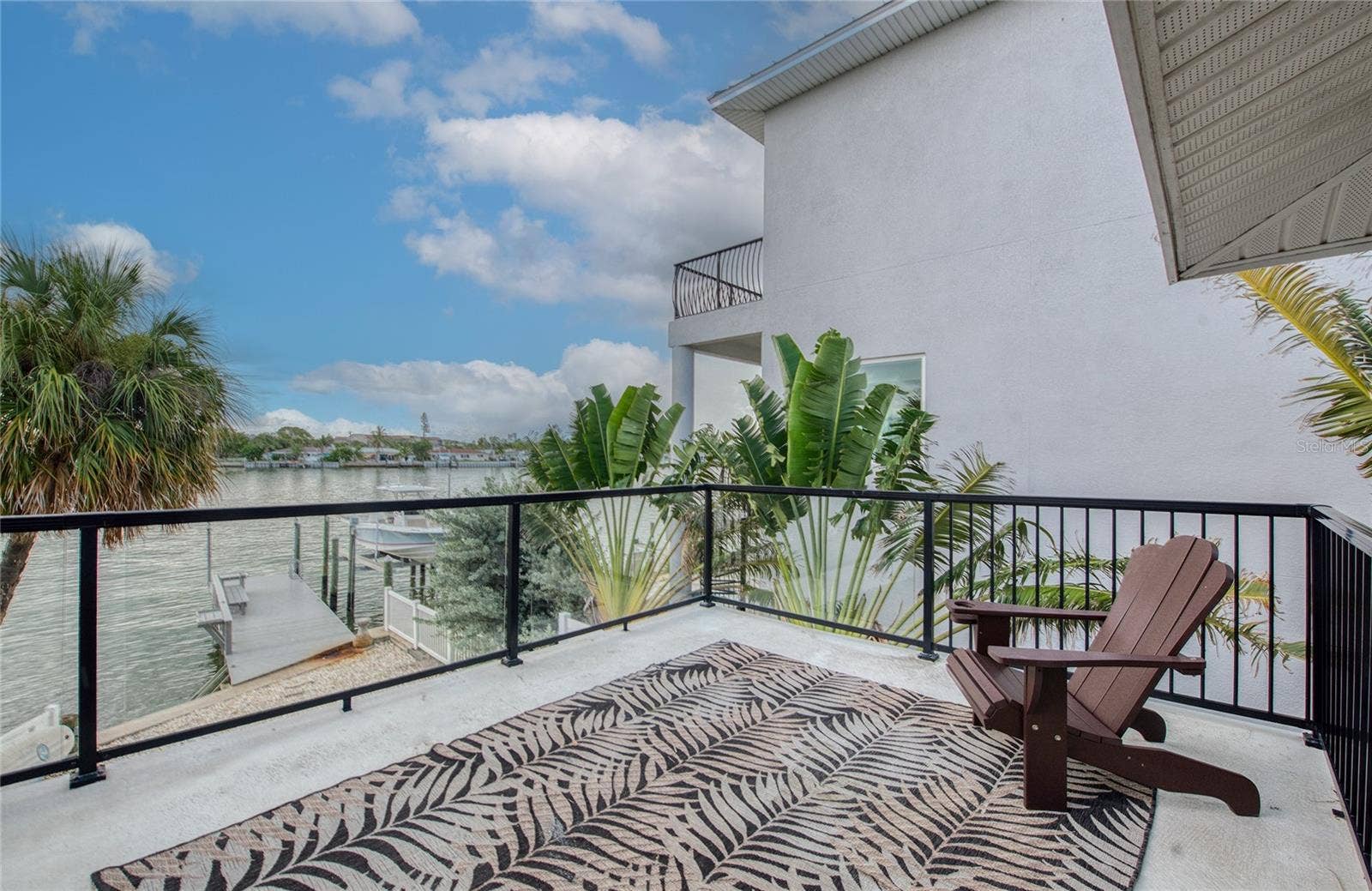 Balcony off the primary bedroom