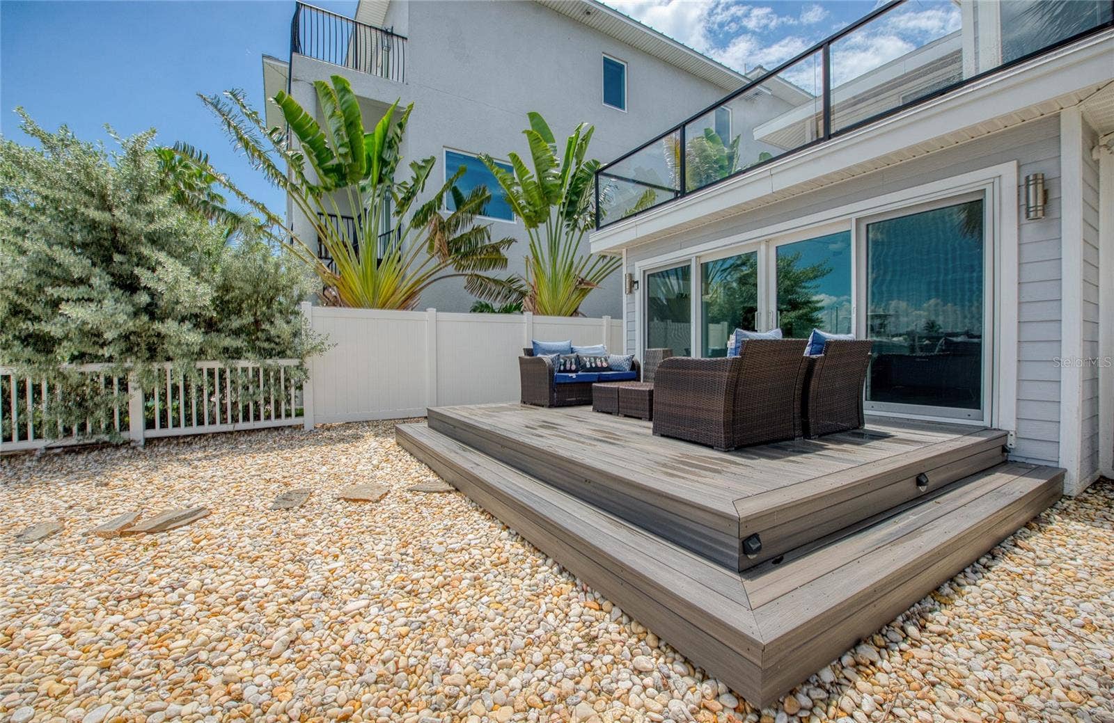 Back yard deck