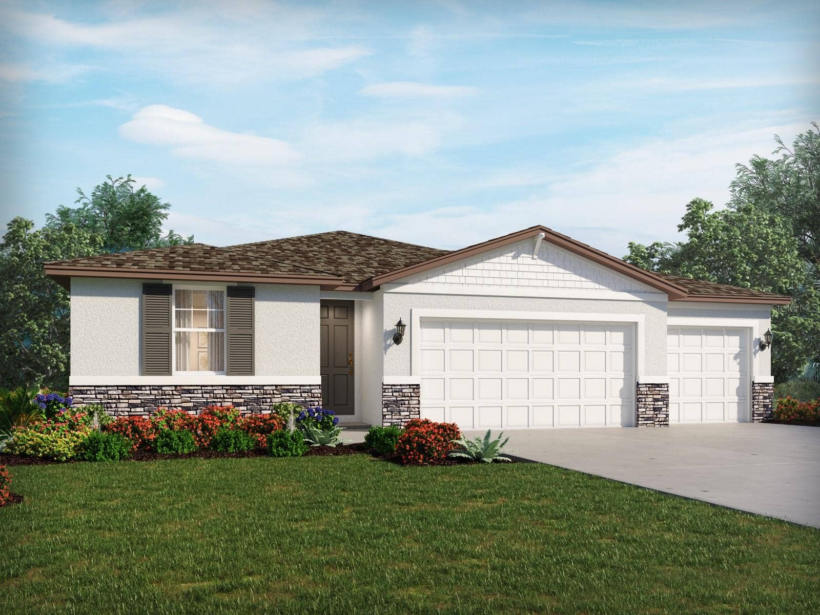 14137 HARVEST PINES LANE, Hudson, FL 34669 Photo is not of the actual home, but is an inspirational photo of builders model home and may depict options, furnishings, and/or decorator features that are not included