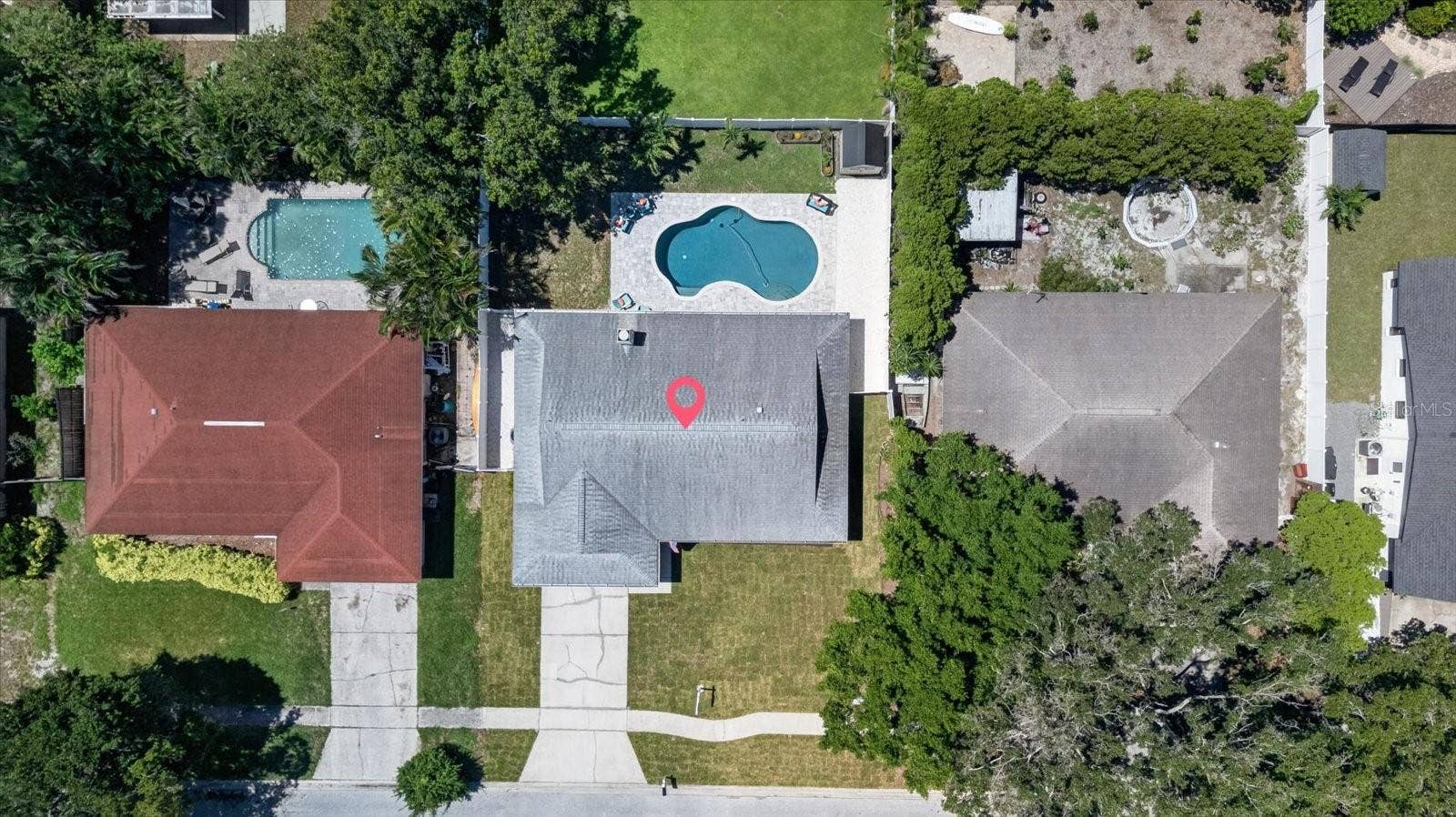 3350 HUNT CLUB DRIVE, Clearwater, FL 33761 Large Backyard
