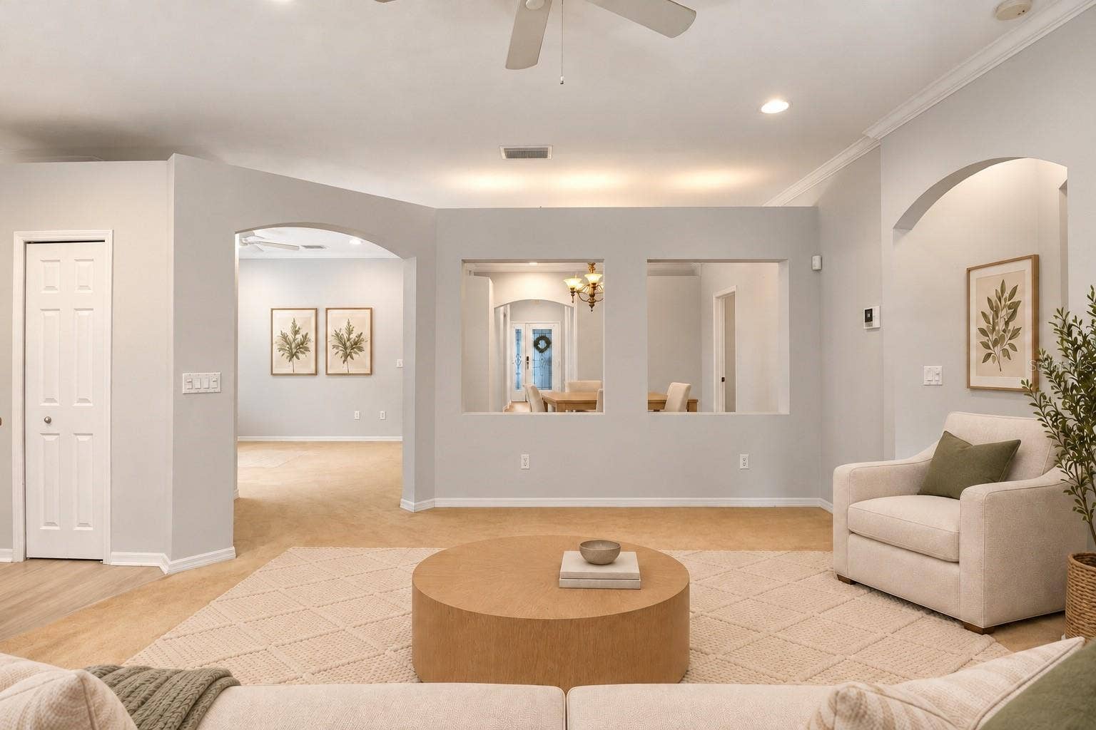 1161 EMERALD HILL WAY, Valrico, FL 33594 Family Room looking into Dining Room