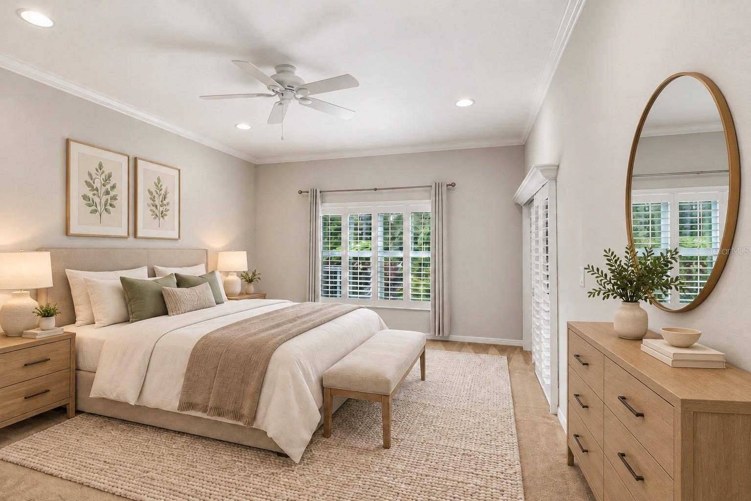 1161 EMERALD HILL WAY, Valrico, FL 33594 Primary Bedroom with Sliders to Florida Room
