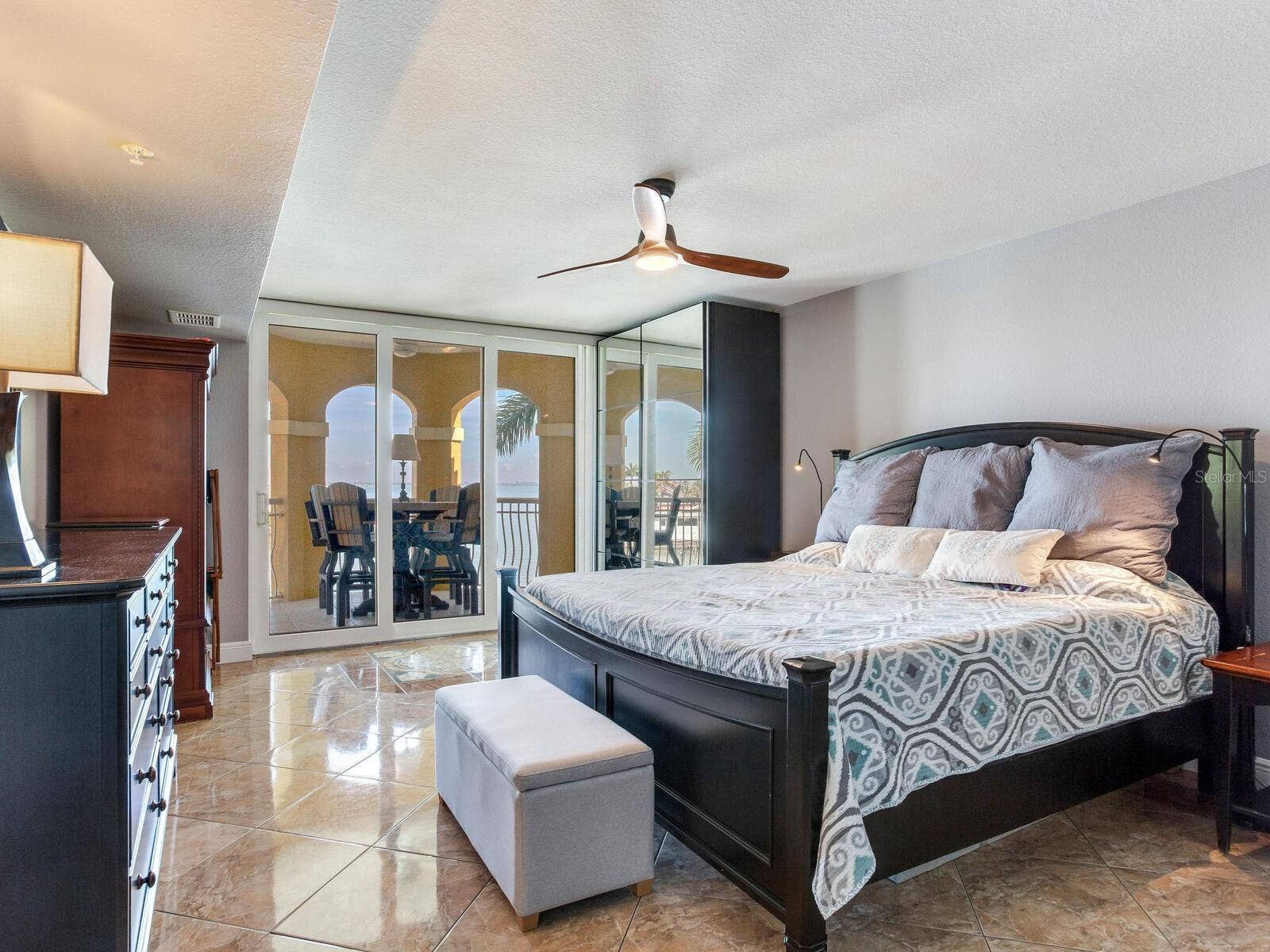 5353 GULF BOULEVARD, #B202, St Pete Beach, FL 33706 Waterfront Primary Bedroom