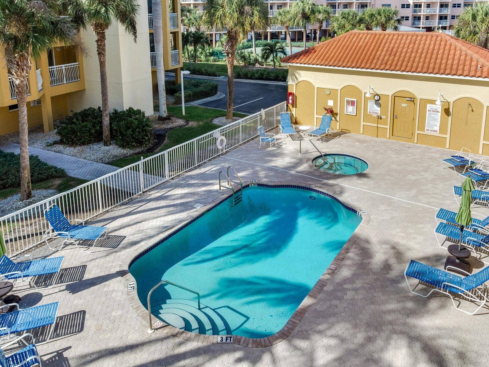 5353 GULF BOULEVARD, #B202, St Pete Beach, FL 33706 Pool with spa and fitness center