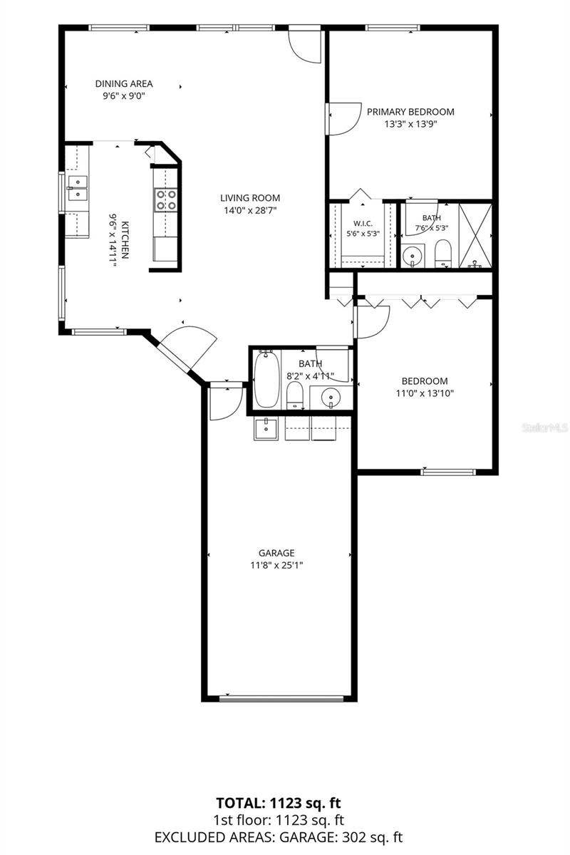 9545 DANVILLE COURT, #42, New Port Richey, FL 34655 Floor Plan- 9545 Danville Court, #42, New Port Richey, FL 34655Wedgewood Village Condos in Heritage Lake