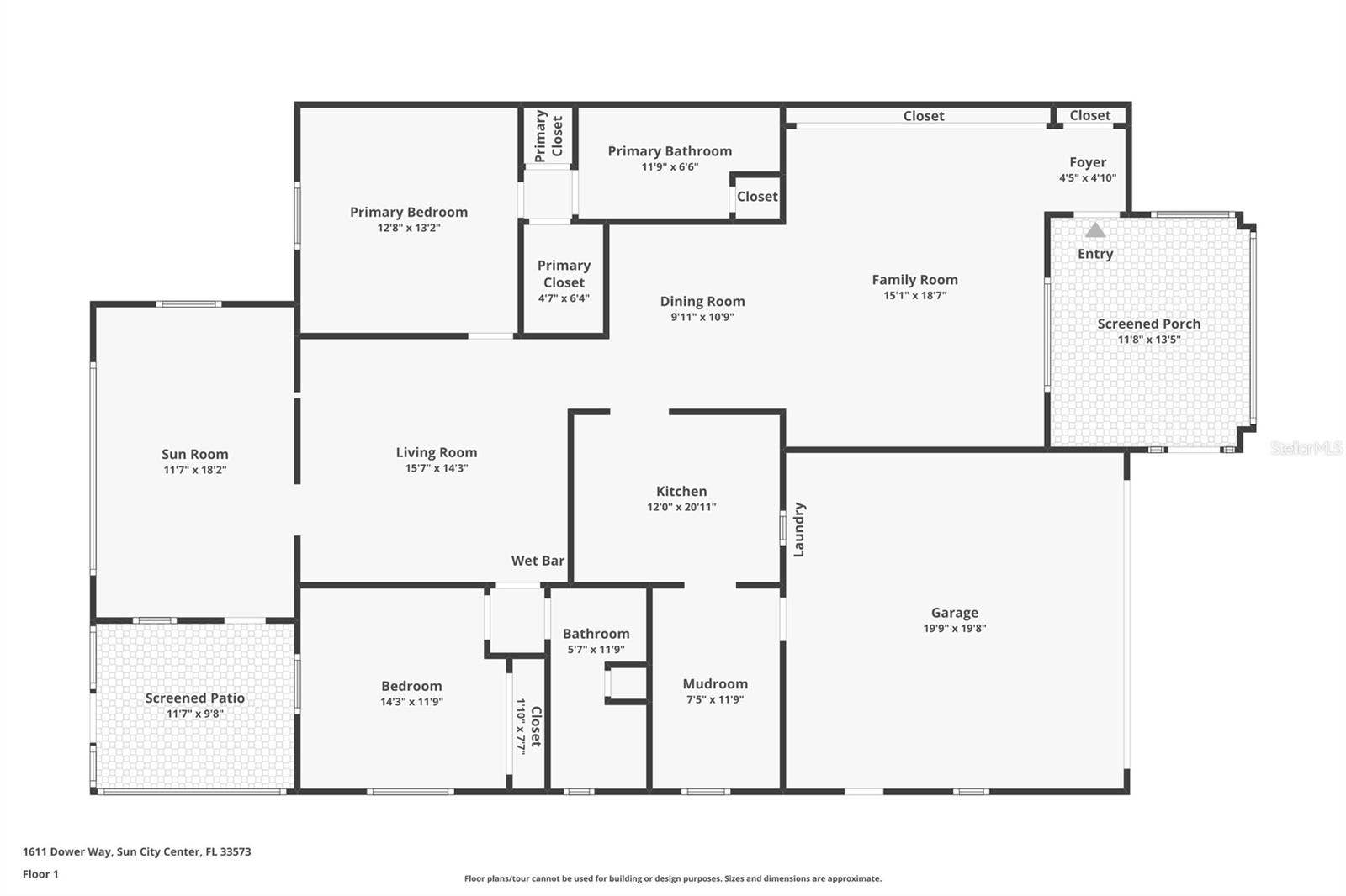1611 DOWER WAY, Sun City Center, FL 33573