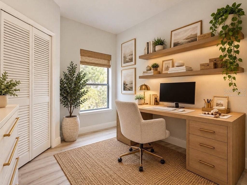 2nd Bedroom:Virtually staged