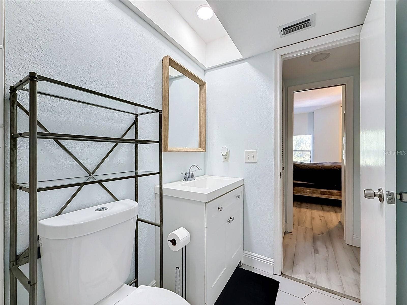 Bathroom into hallway
