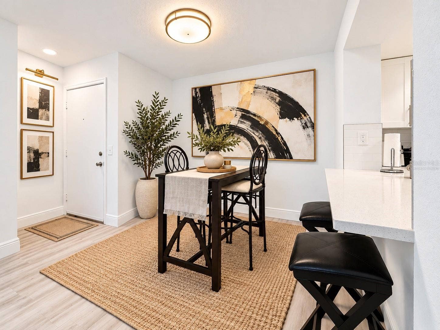 Entrance from Dining Area: Virtually staged