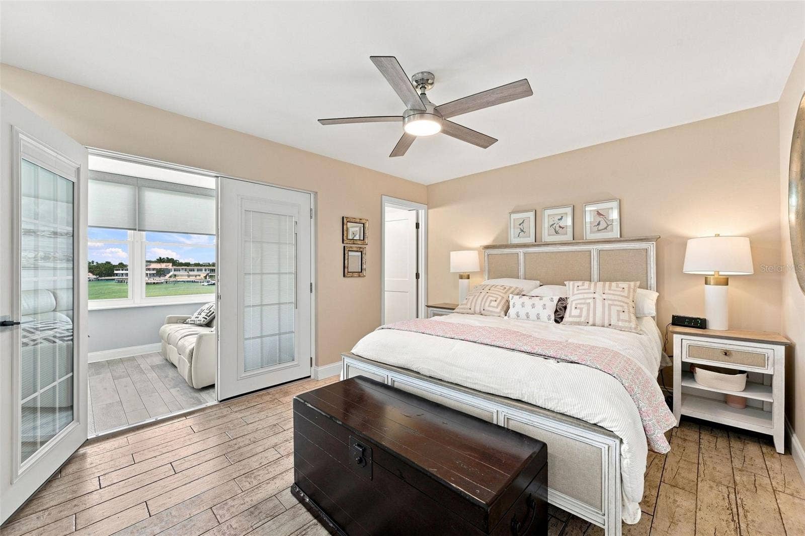 1898 SHORE DRIVE S, #208, South Pasadena, FL 33707 Primary suite has French doors opening to that amazing view!