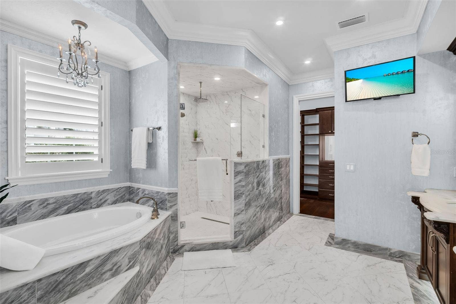 Primary tub and shower