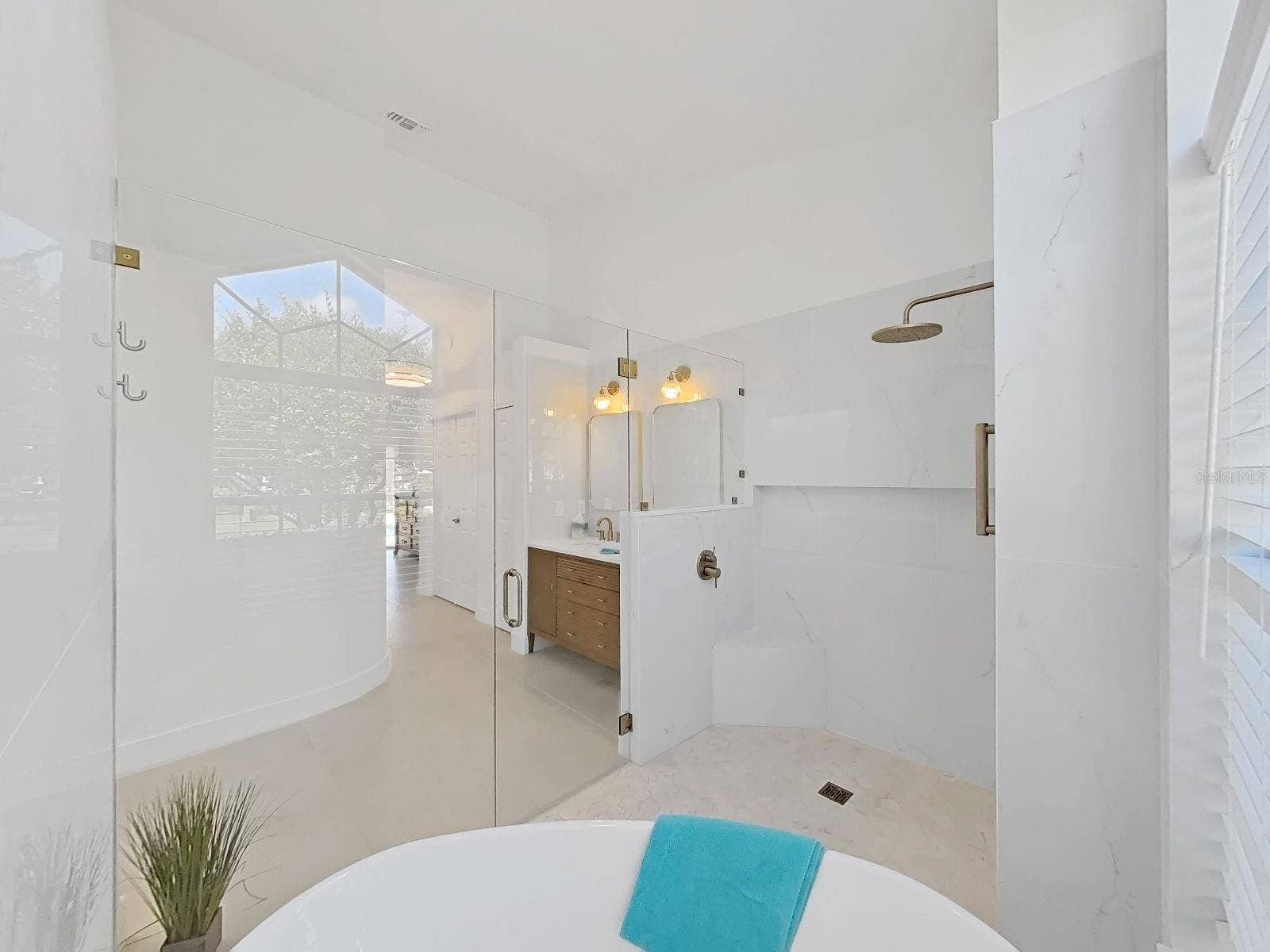 15001 MEADOWLAKE STREET, Odessa, FL 33556 view from the tub