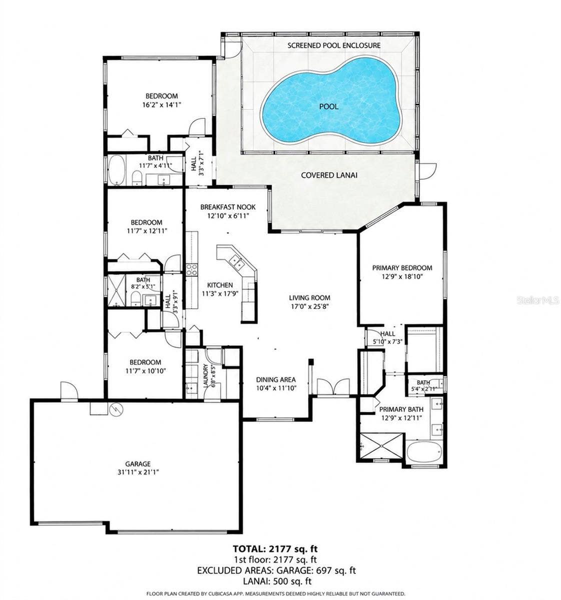 Buyer & buyer's agent to check dimensions.