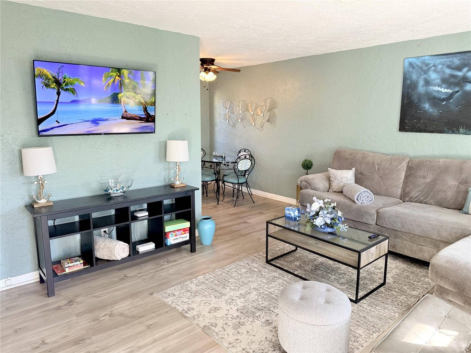 5025 28TH AVENUE S, Gulfport, FL 33707 5025 Unit 2 - living room and dining area