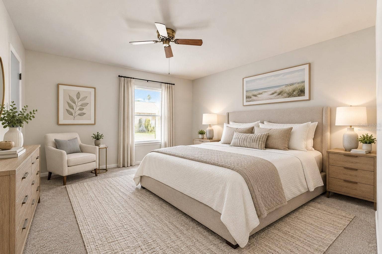 8353 CANDLEWOOD ROAD, Seminole, FL 33777 Virtually Staged Primary Bedroom