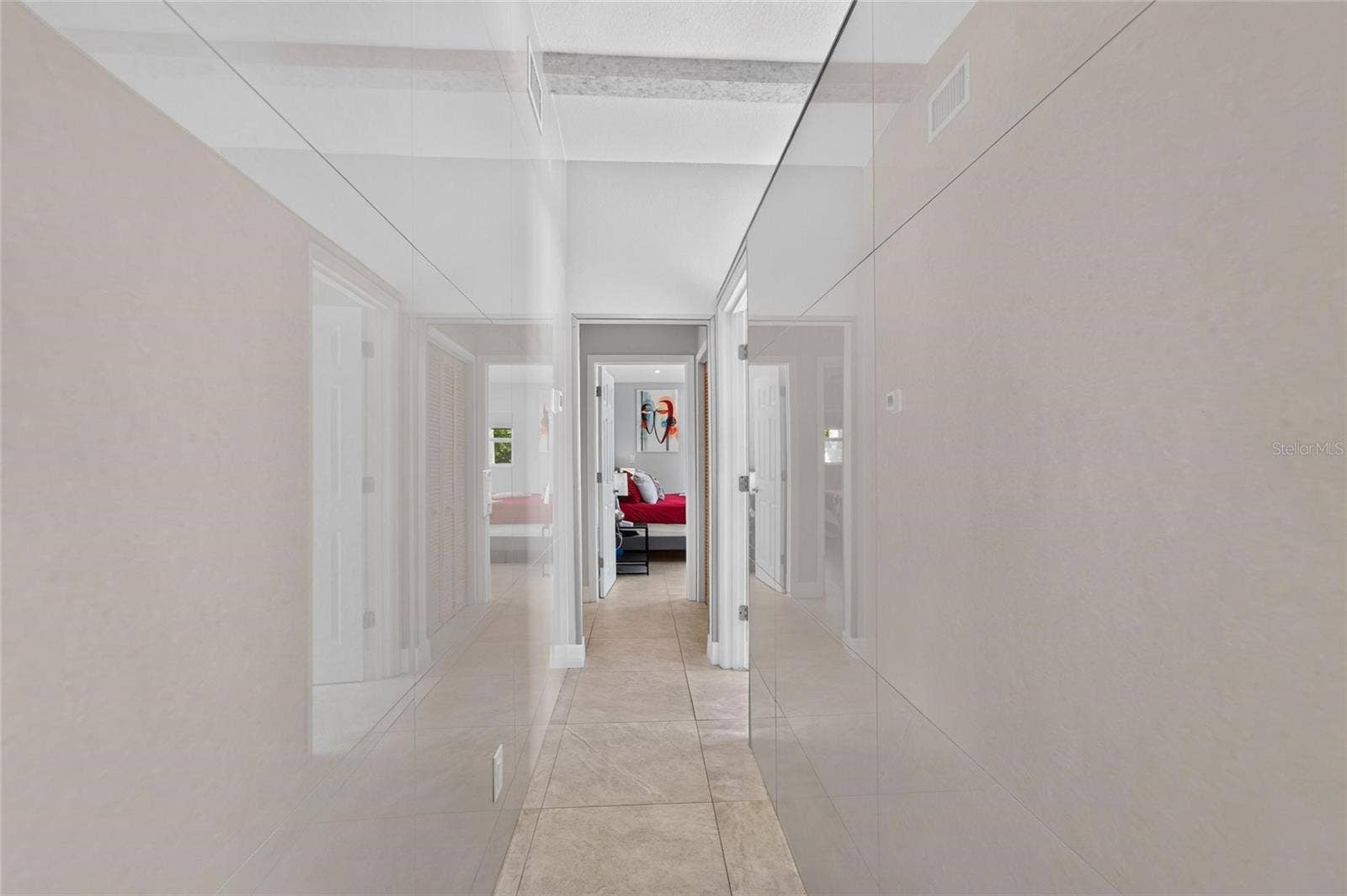1236 13TH STREET, Sarasota, FL 34236 Tiled Hallway Walls
