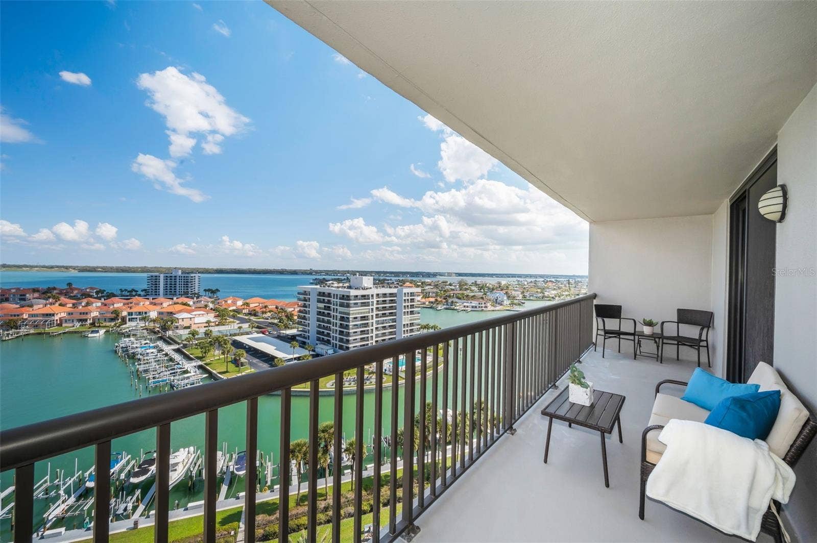 Step out onto the balcony off the Kitchen & sunroom / breakfast area