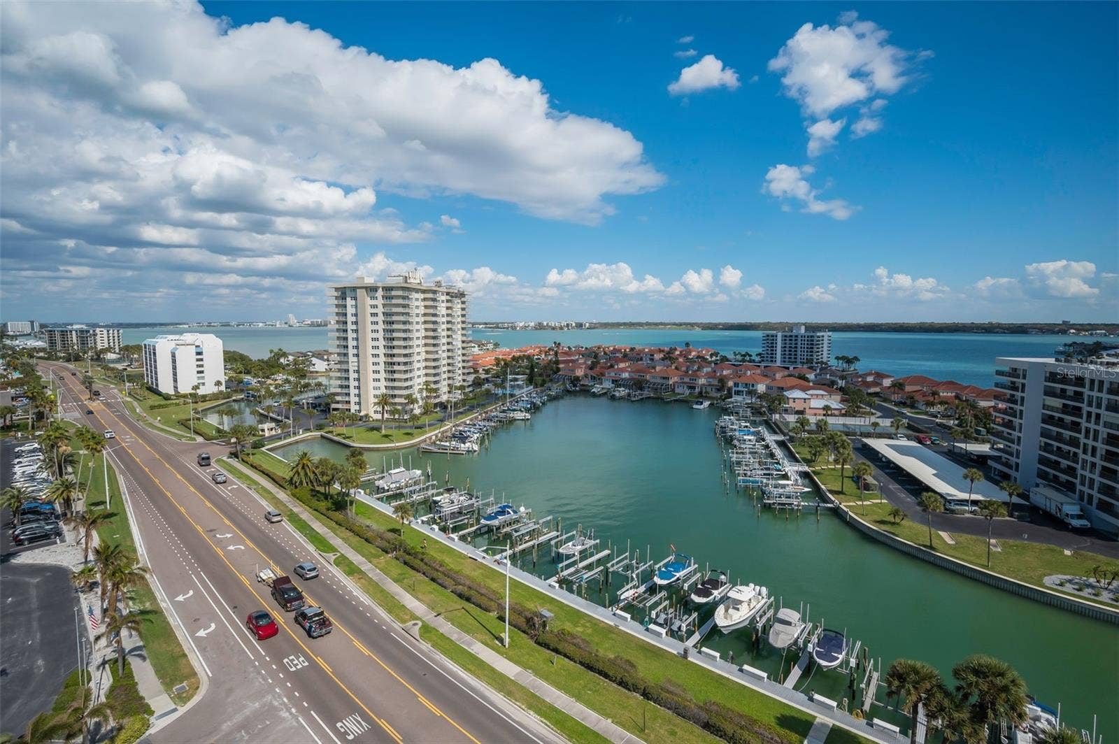 View northward & overlooking the Intracoastal off the Primary suite
