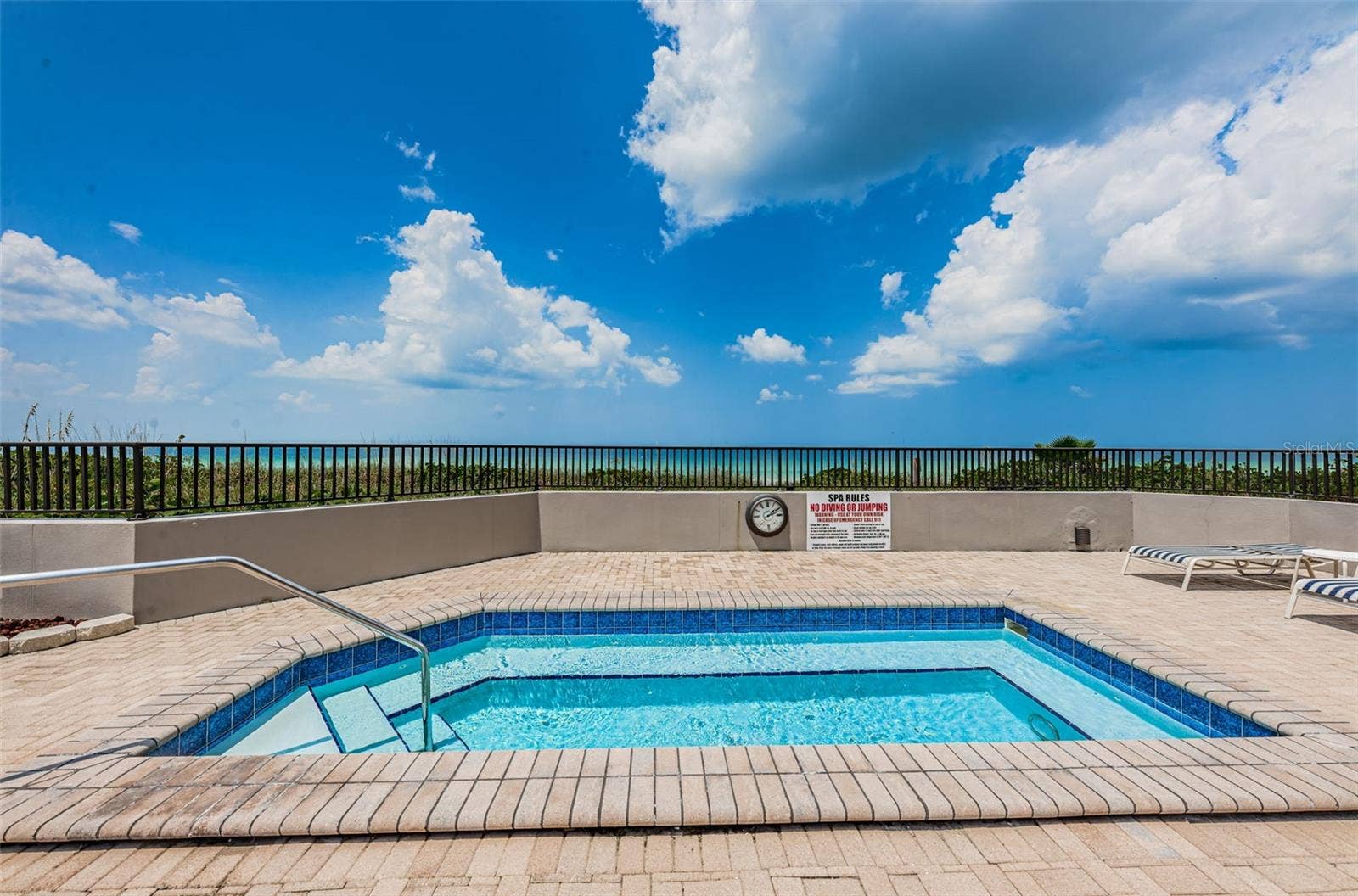 Heated, Gulf front Spa