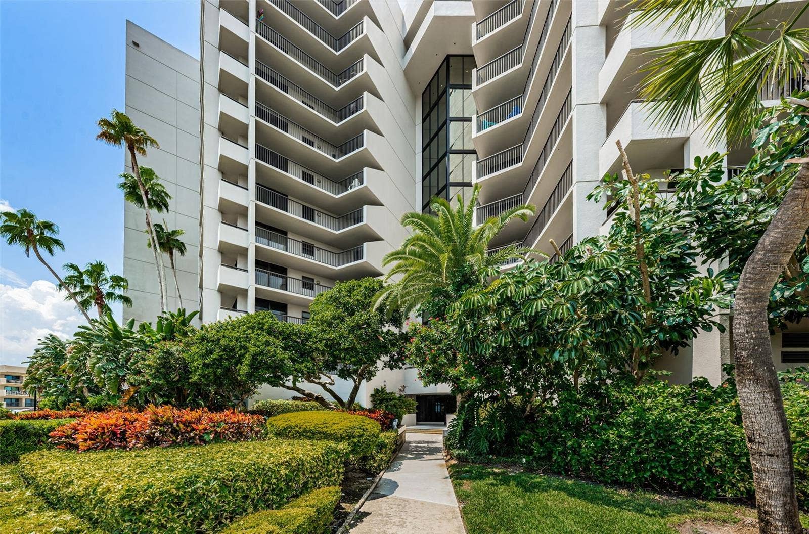 Entrance from the Gulf Blvd side