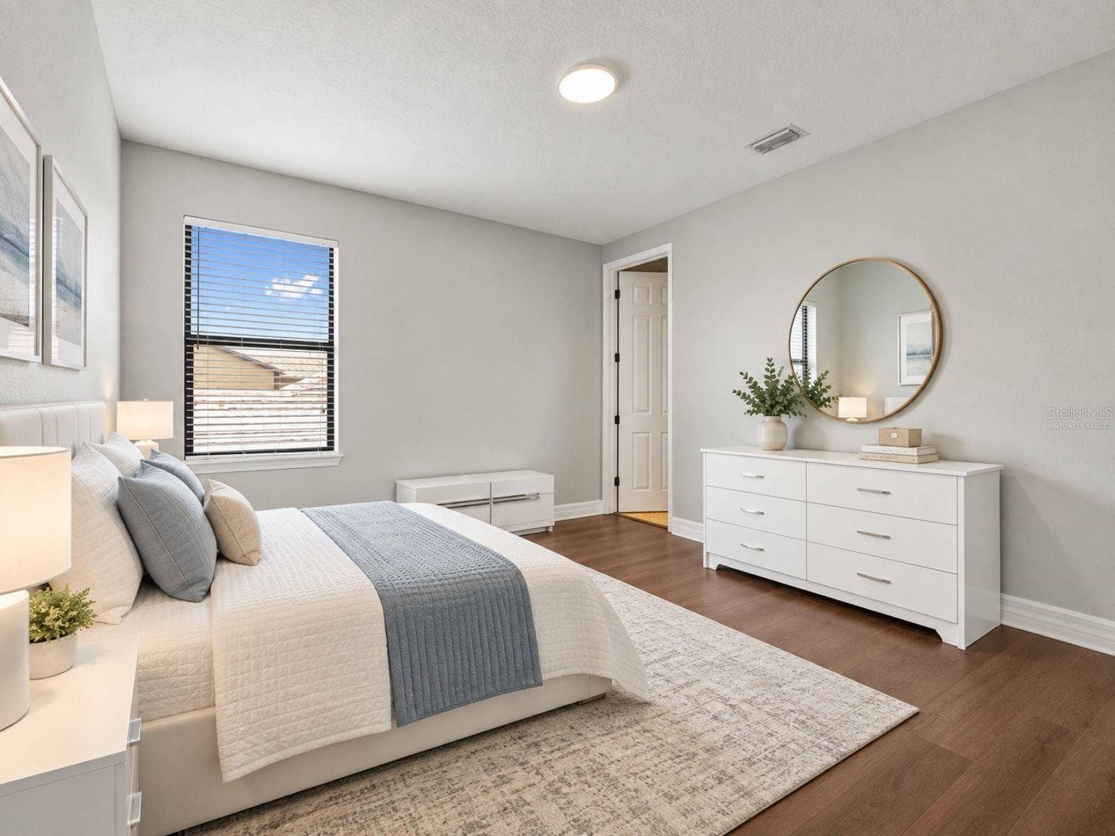 Virtually Staged-Bedroom Four