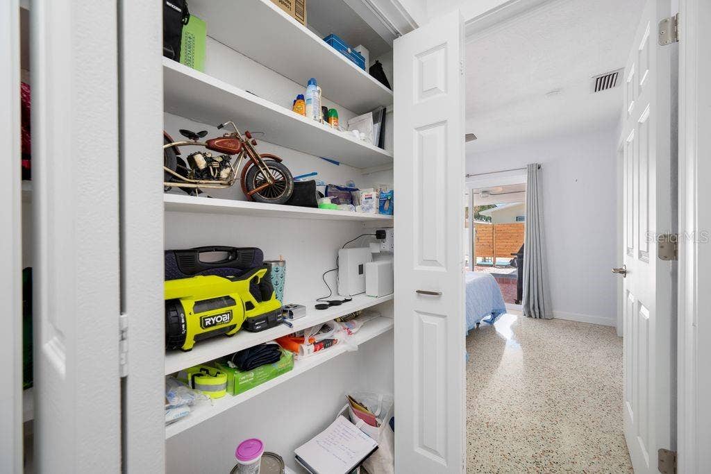 1472 DURLING DRIVE S, South Pasadena, FL 33707 Hall Closet with Charging Station