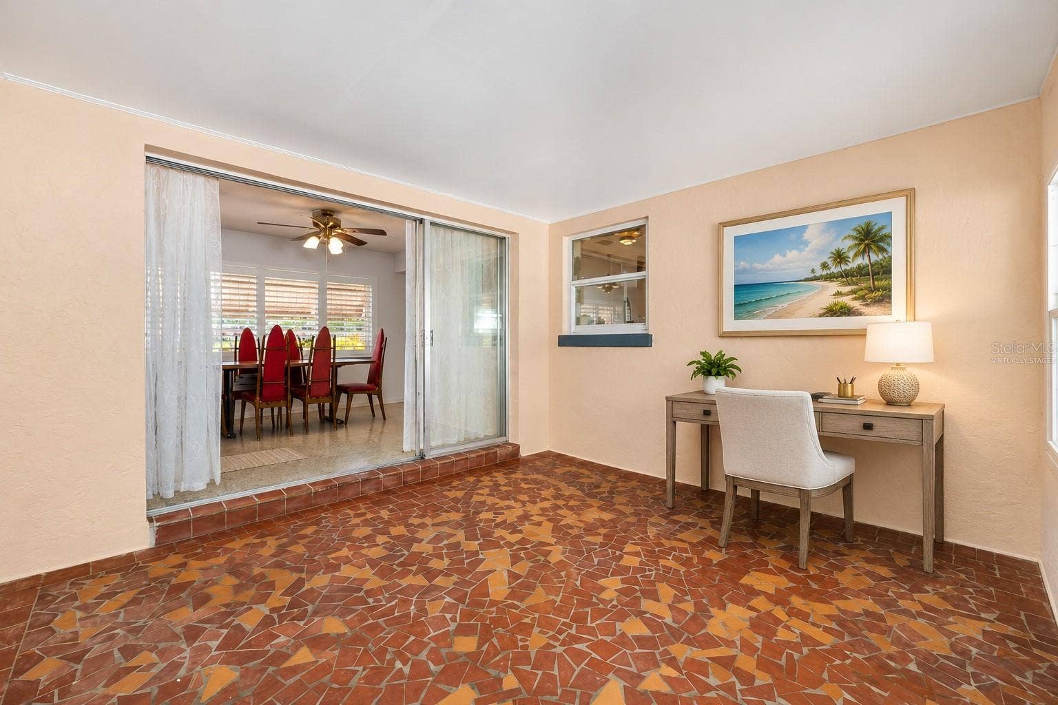 1472 DURLING DRIVE S, South Pasadena, FL 33707 Virtually Staged - Endless possibilities for this space! Office, Exercise, Library, Guest Room