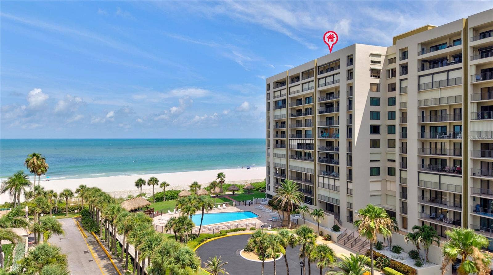 1480 GULF BOULEVARD, #601, Clearwater Beach, FL 33767 aerial