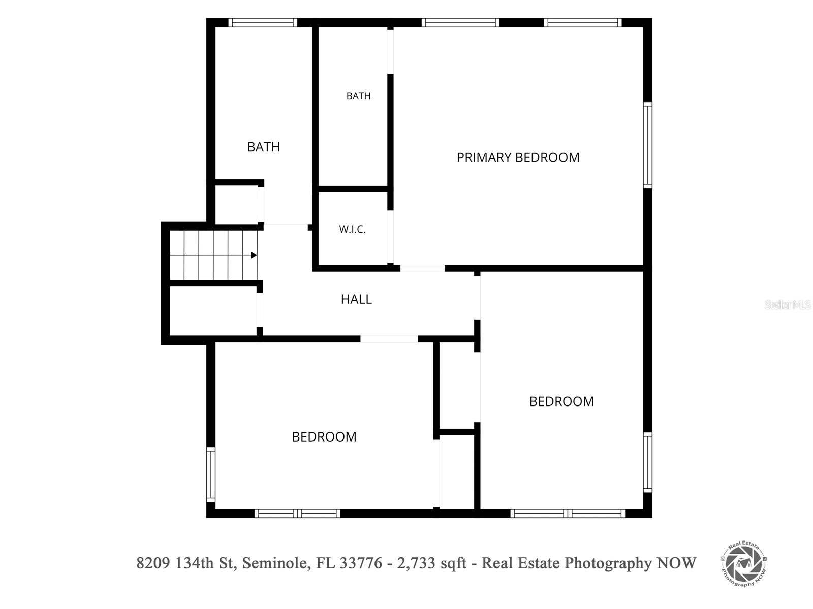 8209 134TH STREET, Seminole, FL 33776 Floor Plan - Second Floor