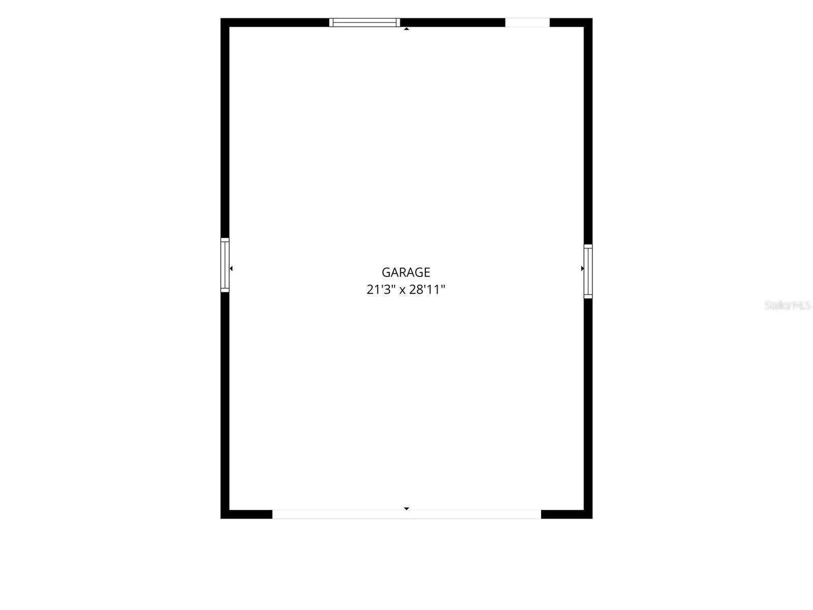 8209 134TH STREET, Seminole, FL 33776 Floor Plan - Garage