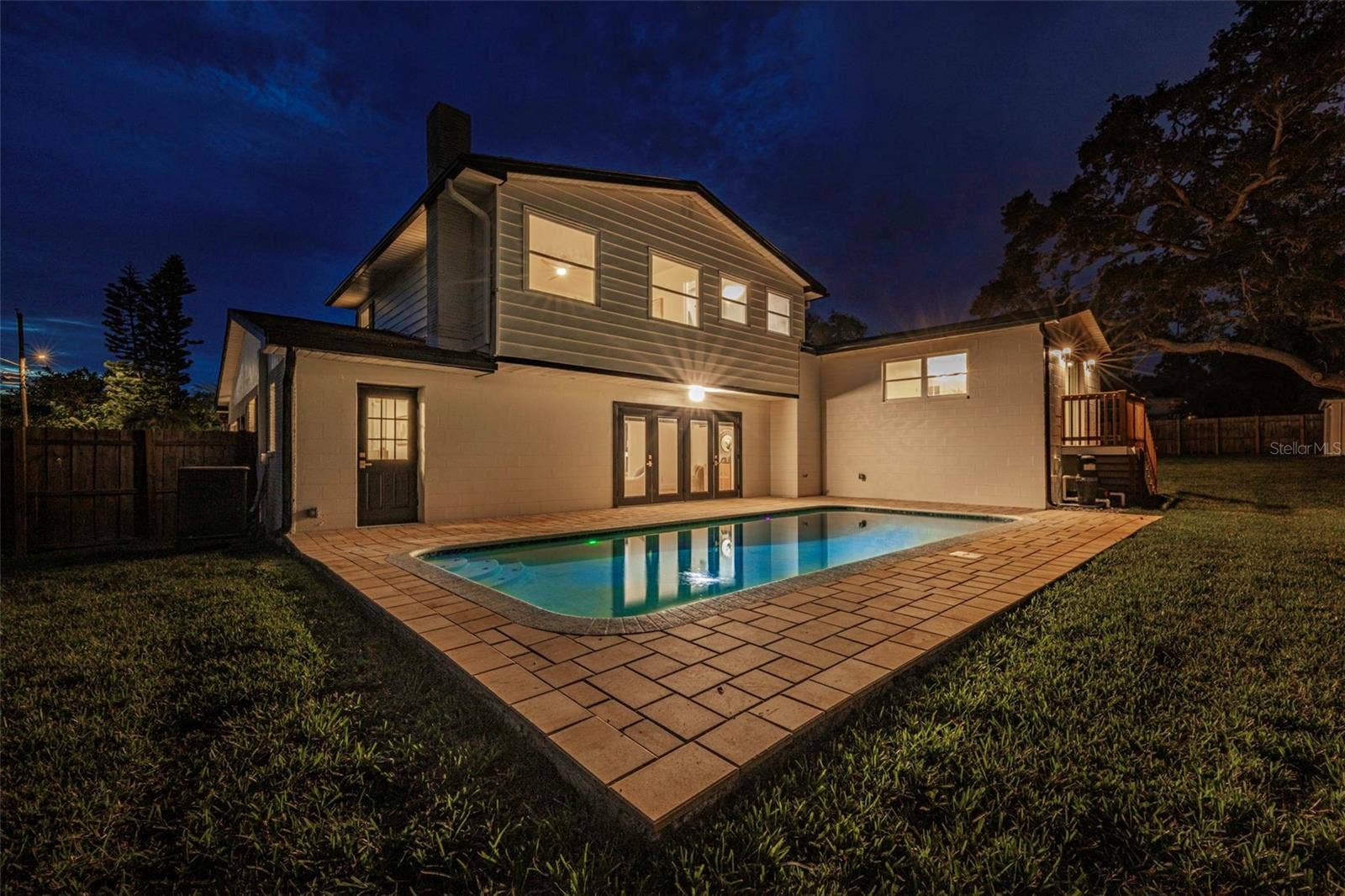 8209 134TH STREET, Seminole, FL 33776 Back Exterior - Twilight