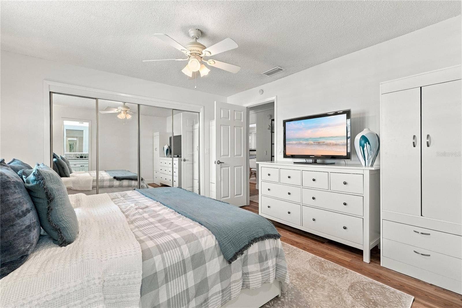 Charming primary bedroom