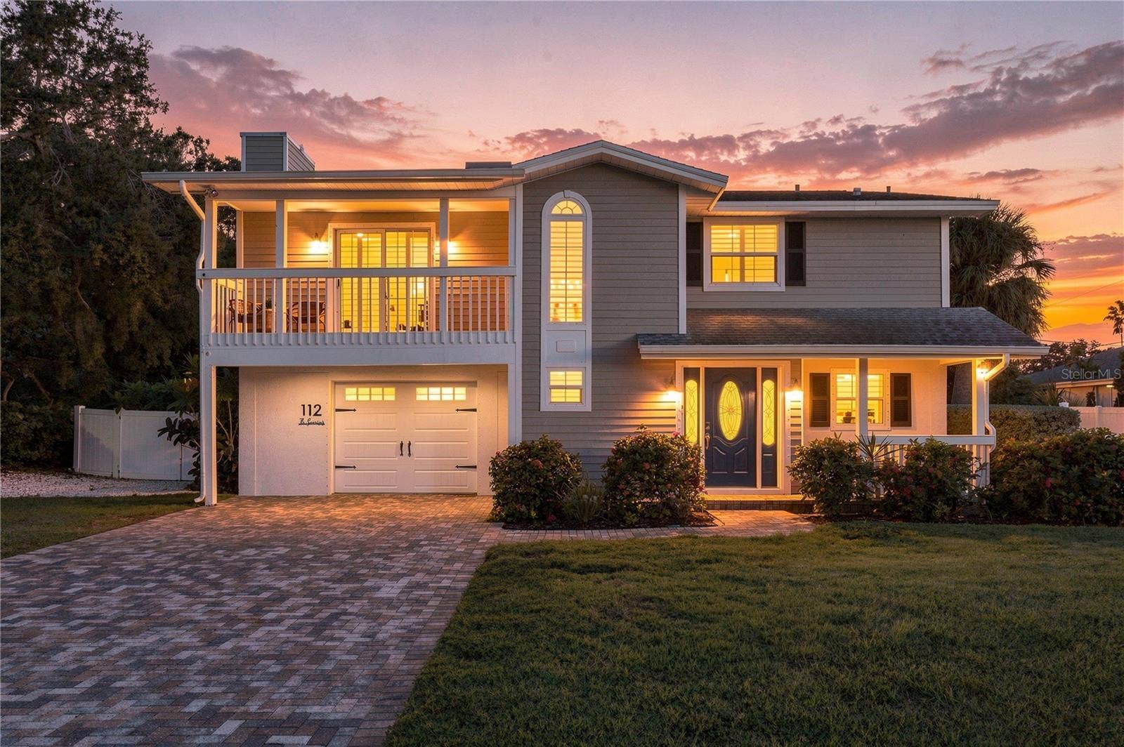 Enjoy the sunsets from your front balcony!