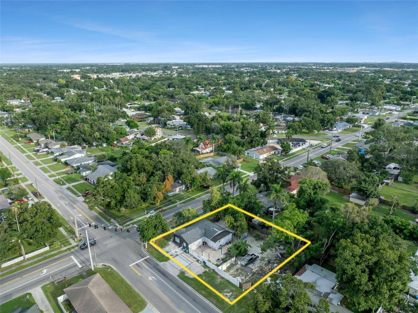 1702 26TH STREET W, Bradenton, FL 34205 Aerial View, Corner Oversized Lot, Prime Location Bradenton
