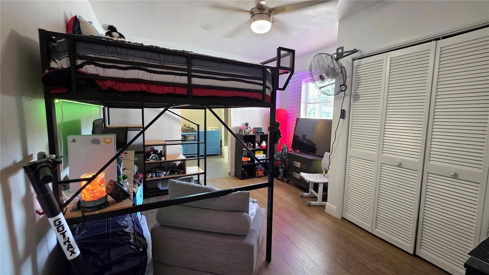 1702 26TH STREET W, Bradenton, FL 34205 Bedroom #3 - Laminate Flooring, Built-In-Closet. Entry to En-Suite Bathroom Addition (will need to be removed)