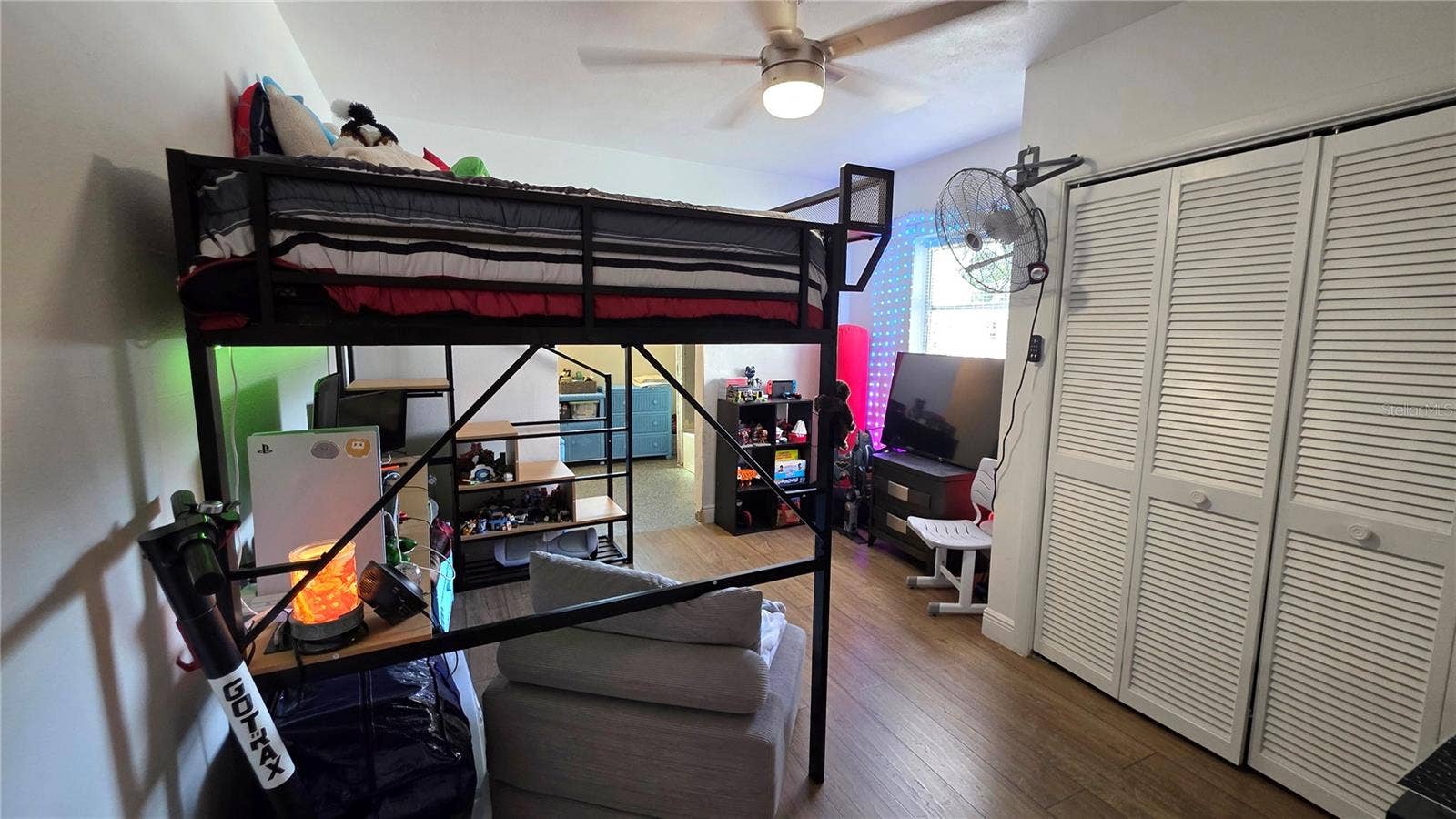 1702 26TH STREET W, Bradenton, FL 34205 Bedroom #3 - Laminate Flooring, Built-In-Closet. Entry to En-Suite Bathroom Addition (will need to be removed)