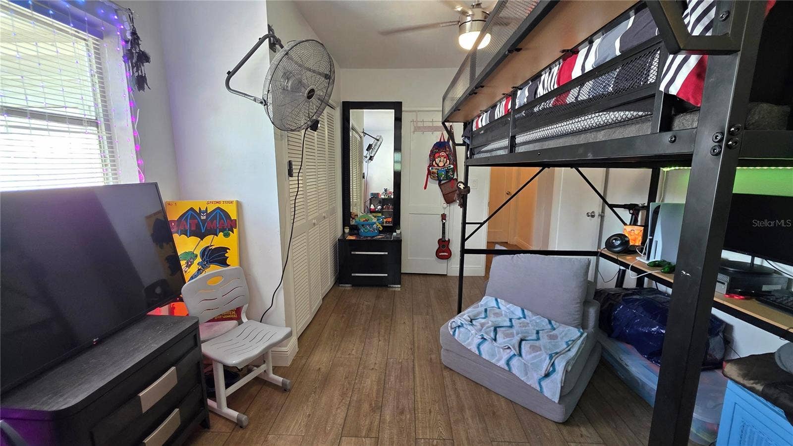 1702 26TH STREET W, Bradenton, FL 34205 Bedroom #3 - Laminate Flooring, Built-In-Closet. Entry to En-Suite Bathroom Addition (will need to be removed)