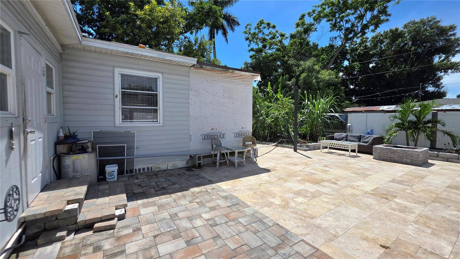 1702 26TH STREET W, Bradenton, FL 34205 Back Entrance, Pavered/Tiled Back Patio
