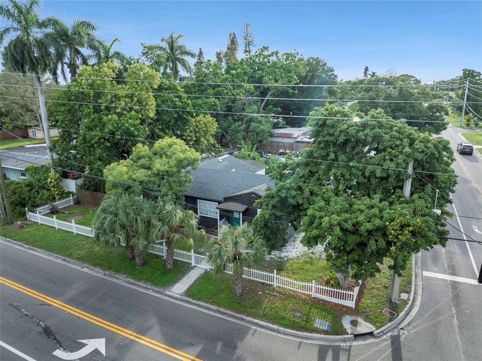 1702 26TH STREET W, Bradenton, FL 34205 Aerial View, Corner Oversized Lot, Prime Location Bradenton