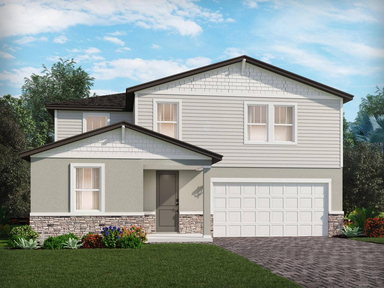 26041 OLIVE ROSE WAY, Groveland, FL 34736 Photo is not of the actual home, but is an inspirational photo of builders model home and may depict options, furnishings, and/or decorator features that are not included