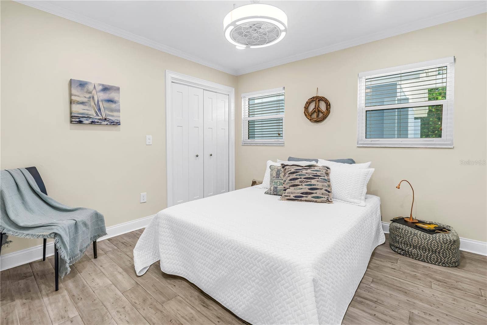 1114 2ND AVENUE S, Tierra Verde, FL 33715 3rd bedroom also with custom closet built-ins.
