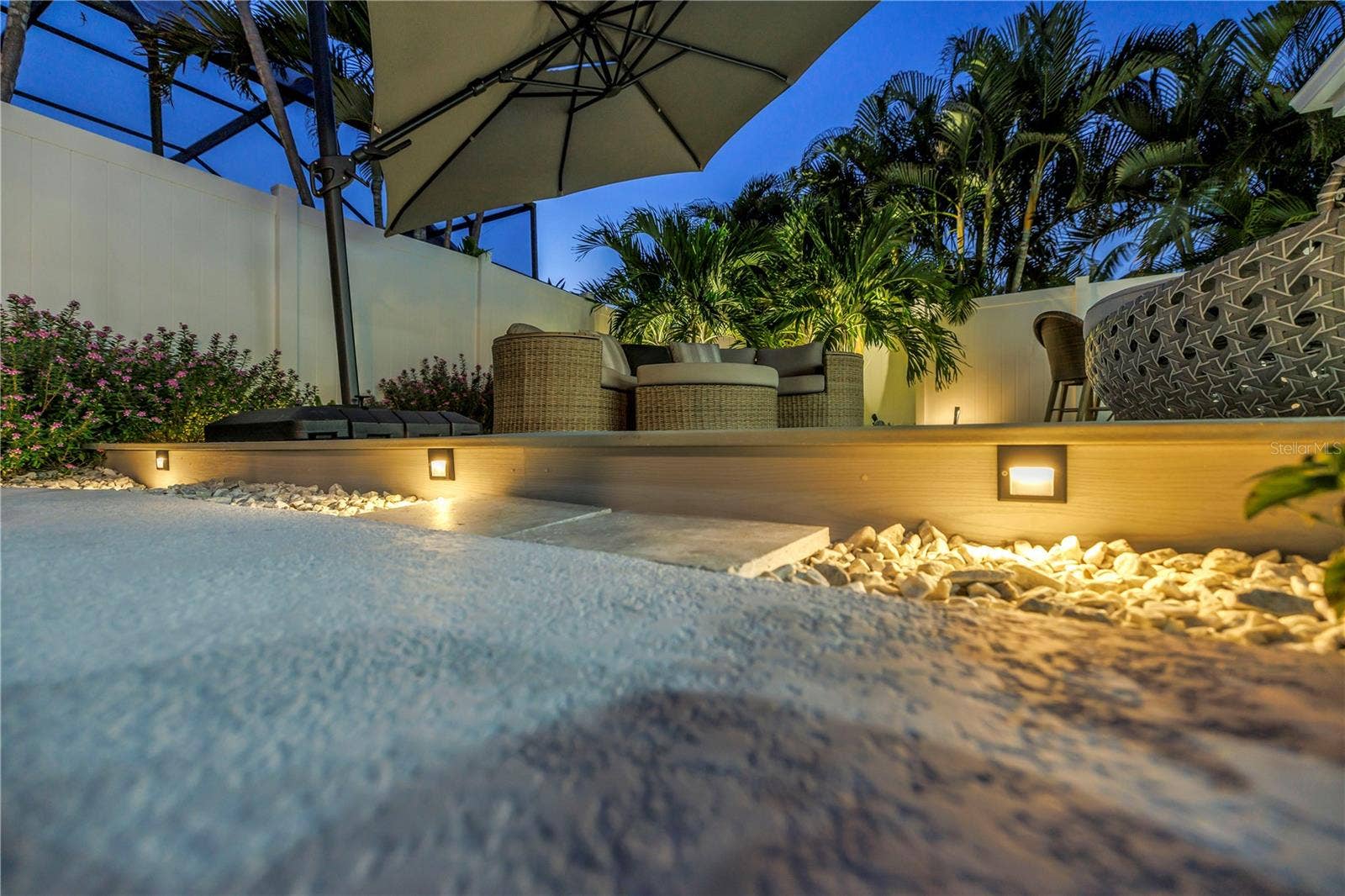 1114 2ND AVENUE S, Tierra Verde, FL 33715 Low heat composite deck with custom underlighting.