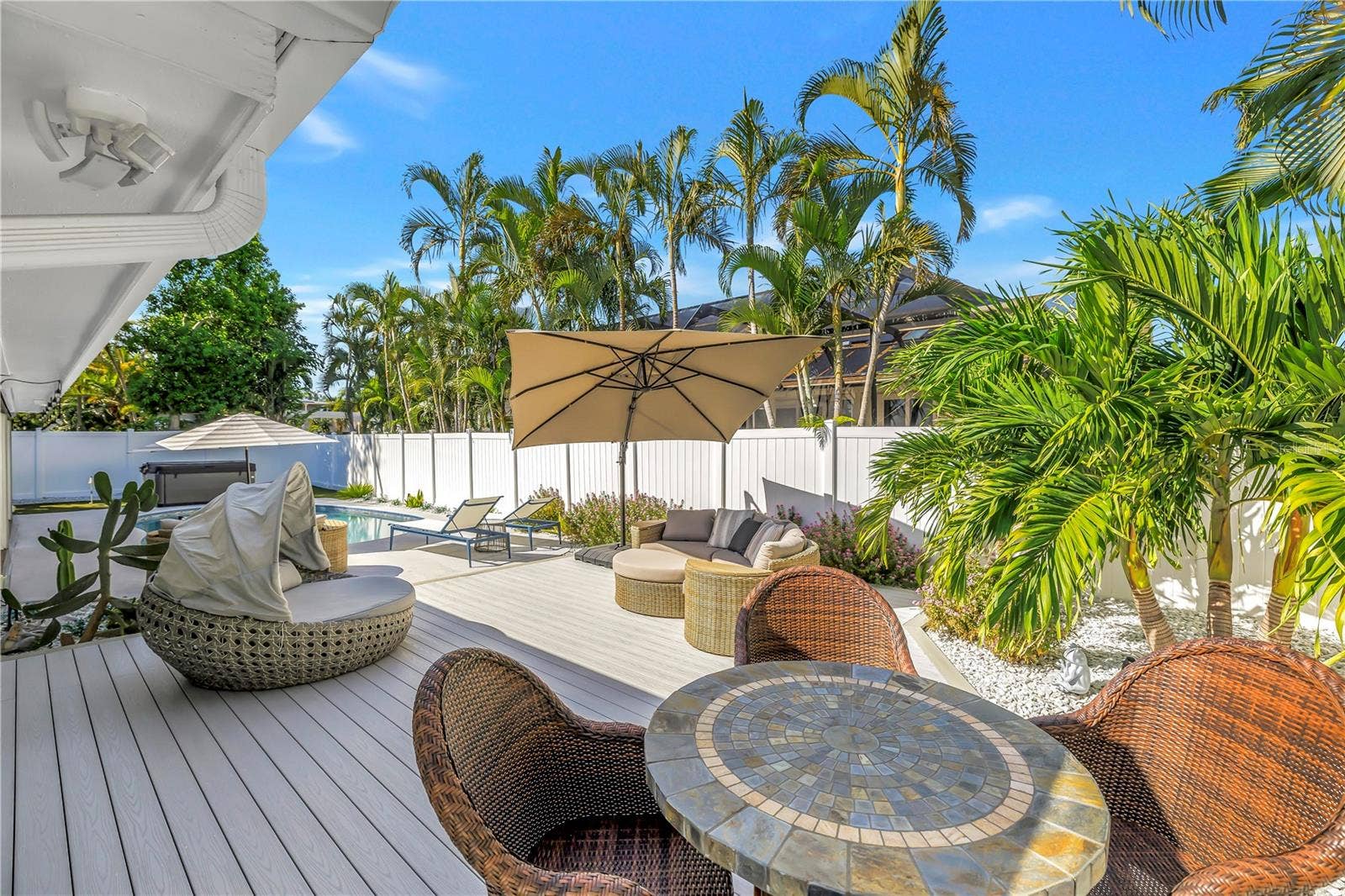 1114 2ND AVENUE S, Tierra Verde, FL 33715 Low heat composite deck. You're welcome!